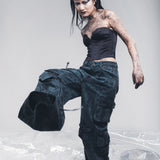 Jeans cargo meccanoflage