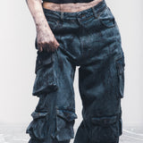 Jeans cargo meccanoflage