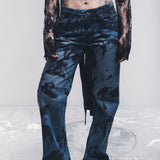 Jeans belted meccanoabstract 00